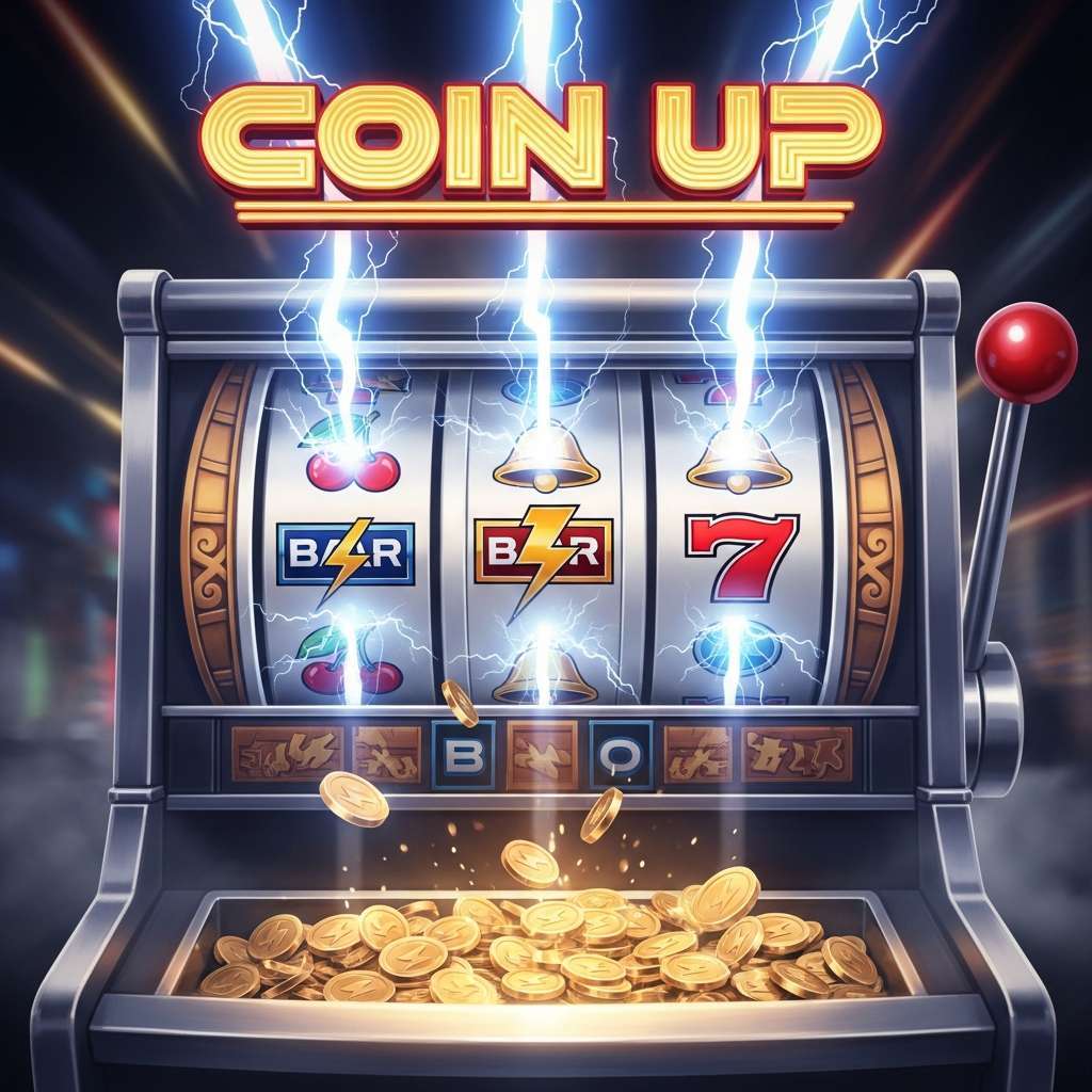 Coin Up: Lightning Group of elegant people playing poker at a casino table